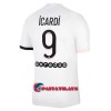 Virallinen Fanipaita Paris Saint-Germain Mauro Icardi 9 Vieraspelipaita 2021-22 - Miesten